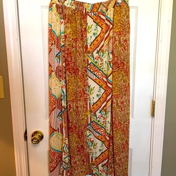 Cato pull on maxi skirt sz 22/24. Beautiful fall colors, elastic waist, pockets. - Picture 3 of 8